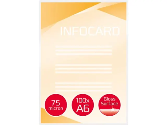 Document lamineerhoes A6 150 micron (2 x 75 micron)