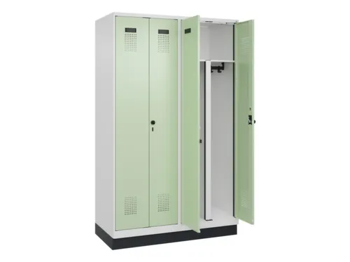 PBM-locker,HxBxD 1950x1200x500mm,4vak,vak B 300mm,draaigrendel