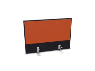 opzetpaneel,v. bureau,aanbouw achter,B 800mm,CC-zwart,BN3012-oranje - 1