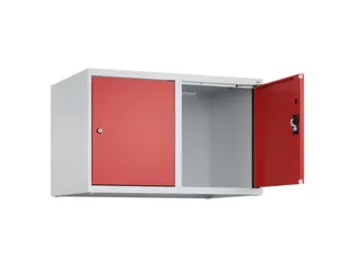 opzetkast,v. locker,2vak.,vak B 400mm,HxBxD 500x800x500mm,cilinderslot - 1