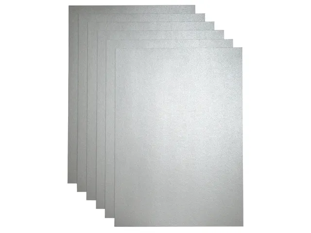 Kopieerpapier Papicolor A4 300gr 3 vel metallic zilver