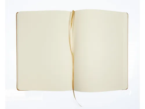 Schetsboek Kangaro A4 okergeel PU HC 80 blad 140gr roomwit met elastie