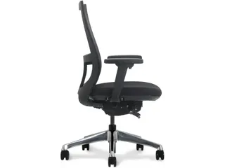 Bureaustoel Deluxe Zwart met Lendensteun Ergonomisch - 3