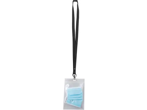 Tarifold antimicrobiële houder mondmaskers, textielband