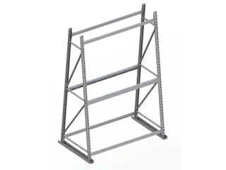 magazijnrek voor profielen,grondveld,tweezijdig,HxBxD 2200x1400x800mm - 3