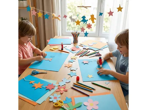 Fotokarton Kangaro 50x70cm 300gr lichtblauw pak 25 vel