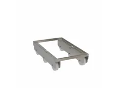 RVS transportwagen,draagverm. 300kg,laadvl. LxB 600x400mm