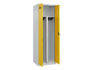 PBM-locker,HxBxD 1850x600x500mm,2vak,vak B 300mm,draaigrendel - 1