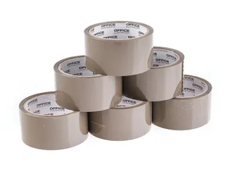 Verpakkingstape bruin 48mmx46m - 5