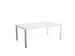 In hoogte verstelbaar bureau,HxBxD 720-840x1800x1000mm,Bl-wit