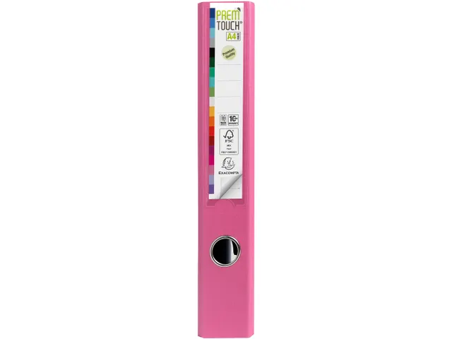 Ordner PP Prem'Touch A4maxi 50mm roze