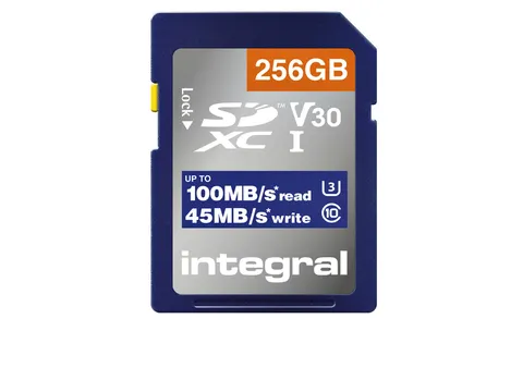 Geheugenkaart Integral SDHC-XC 256GB