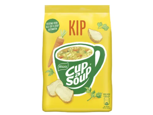 Cup a Soup Knorr machinezak Soep kip 404gr 140ml 40 kopjes