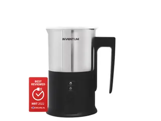 Melkopschuimer Inventum 240ml zwart met rvs - 2