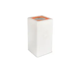 Circulaire Afvalbak BrickBin Plastic 65 Liter Wit Oranje