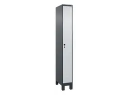 locker,HxBxD 1950x250x500mm,1vak,vak B 250mm,draaigrendel,voeten