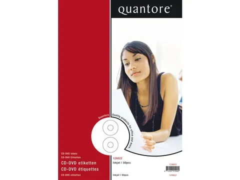 Etiket Quantore Inkjet Cd Dvd