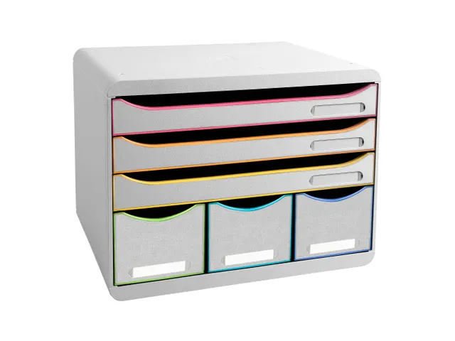 Ladenbox 6 Laden STORE-BOX MAXI wit/harlekijn/wit