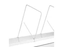 vakverdeler,v. etagelegbord,H 400mm,v. tafel L 1500-1800mm,staal