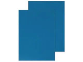 Dekblad A4 Blauw Lederlook 250 Grams Pak 100 Stuks - 2