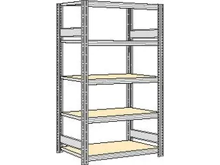 magazijnstelling,grondveld,HxBxD 2000x1341x526mm,vakl. 250kg - 1