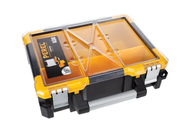 Kunststof Opbergkoffer Met Uitneembare Bakken 380X340X110mm 14Liter