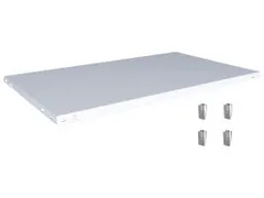 legbord,v. magazijnstelling,BxD 1300x800mm,vakl. 190kg,staal,RAL7035