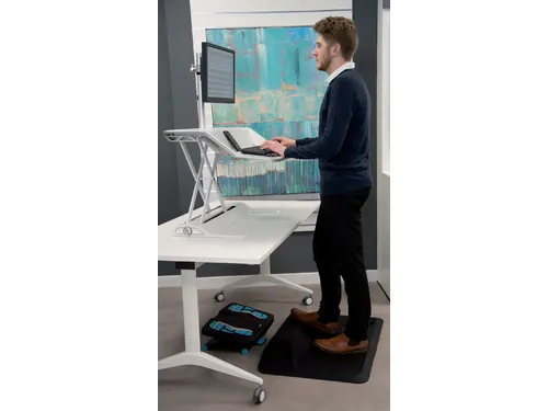 Vloermat Fellowes voetensteun Activefusion zwart