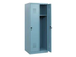 schoollocker,HxBxD 1530x600x500mm,2vak,vak B 300mm,draaigrendel