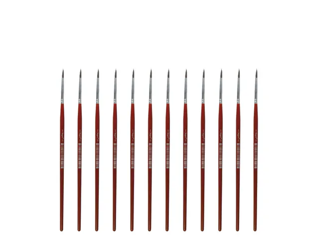 Penseel Kangaro Serie 120 rond Nr. 1 geitenhaar doos 12 stuks