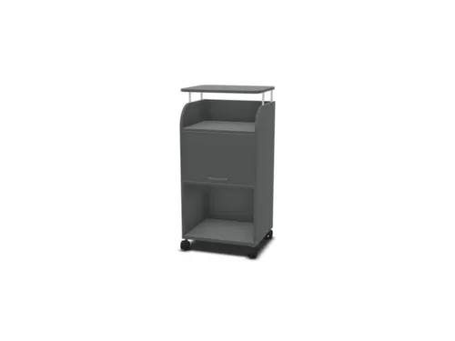 caddy,HxBxD 1130x550x470mm,3niveaus,1kasten,MS-donkergrijs