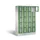 Lockerkast 1800x1190x500mm 4x5 vakken Cilinderslot, Sokkel, RAL6011