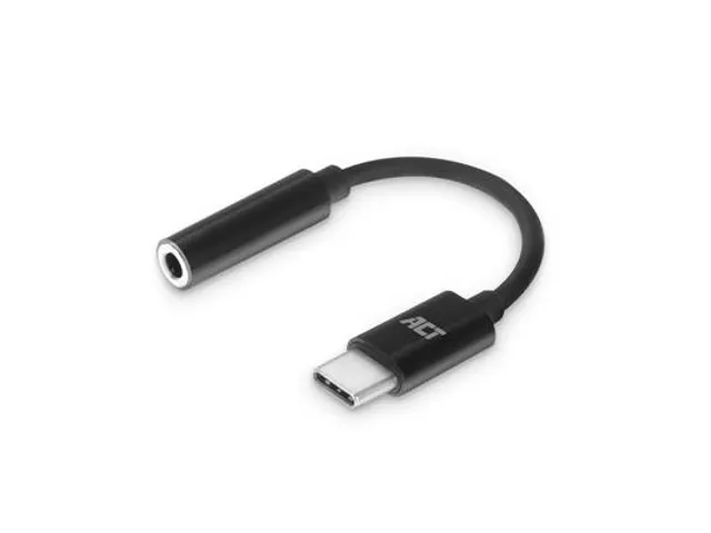 Adapter ACT USB-C naar 3.5mm audio jack 0.1 meter