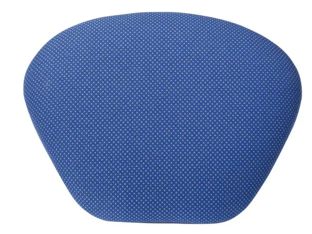 Stahulp Staalbuis Zitting Stof Blauw Onderstel Grijsaluminium