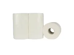 Toiletpapier 2-laags wit 400 vel, pak van 10 x 4 rollen