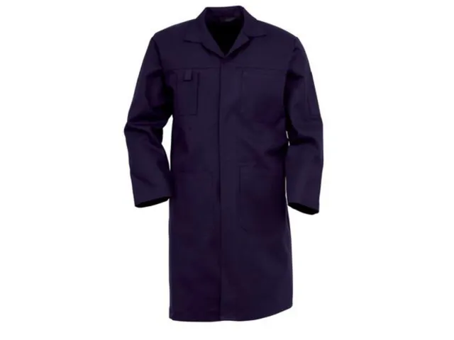 Havep 4023 stofjas marineblauw 100% katoen maat 40