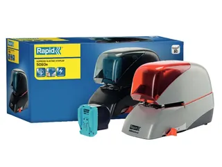 Rapid contactloze elektrische nietmachine 5080E zilver/oranje - 8