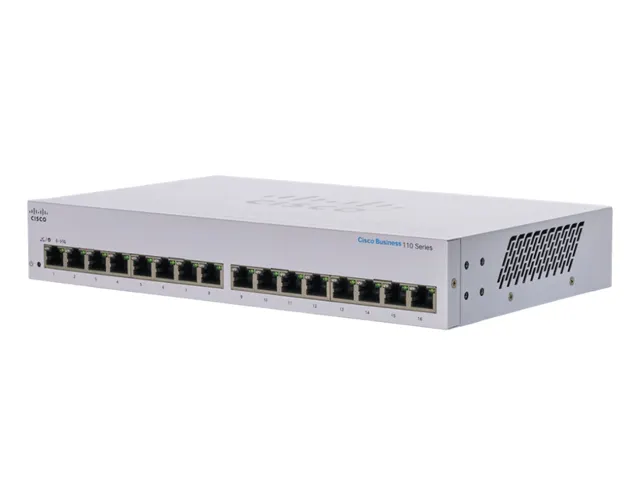 Cisco CBS110 Unmanaged L2 Gigabit Ethernet (10/100/1000) Desktop Grijs