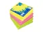 Bloc-mémos 75x75mm brillant 6 blocs assorti