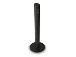 Asbakstaander Aluminium 1041x100mm Zuilvorm D 356mm Zwart