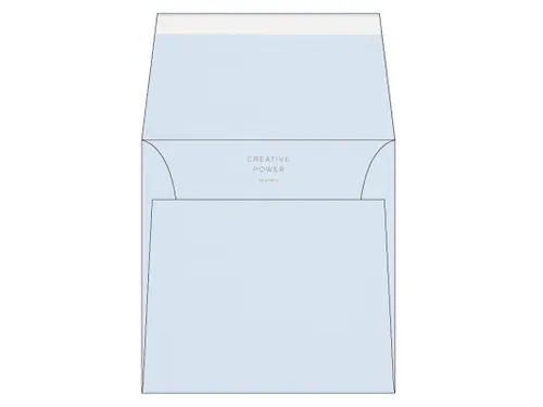Envelop 170x170mm Baby Blauw 120 Gram 250 Stuks