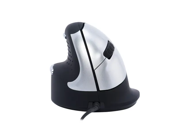 Ergonomische muis R-Go HE Break Medium Links bedraad Zwart
