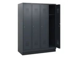schoollocker,HxBxD 1630x1200x500mm,4vak,vak B 300mm,cil.-slot,sokkel