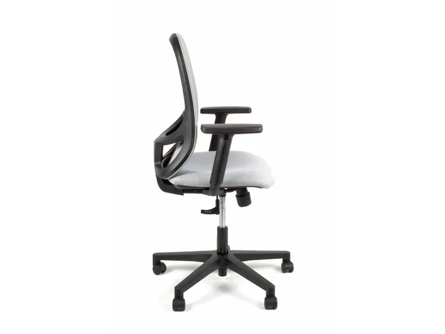 Bureaustoel EN1335 Linea Grace 01 grijs/grijs met 1D armleuning