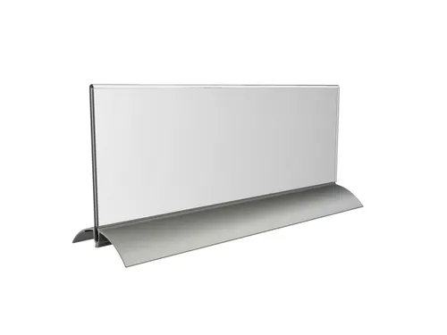 Tafelnaambord Europel 105x297mm acryl aluminium