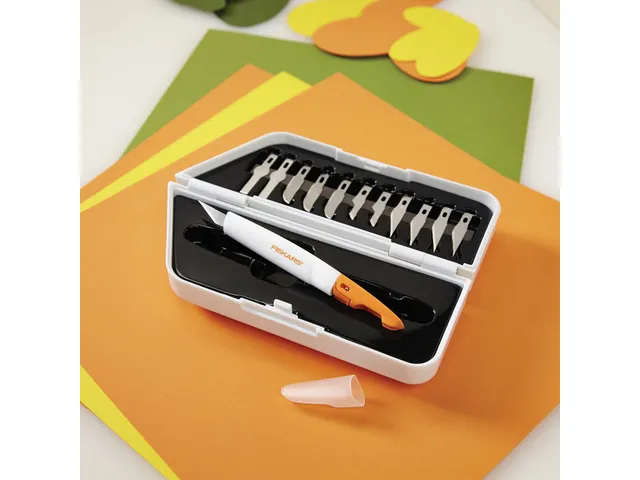Lame de précision Fiskars Medium Duty set 12 lames blanc