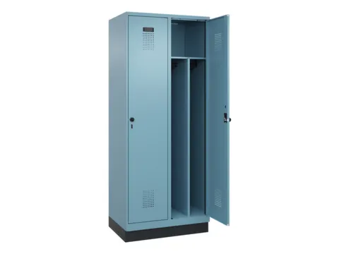locker voor scheiding van kleding,HxBxD 1950x800x500mm,2vak