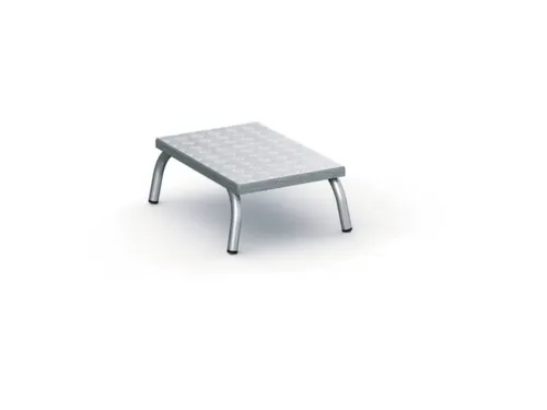 machine-opstapje bordes H 200mm 1trede aluminium