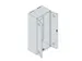 schoonmaakkast,HxBxD 1850x800x500mm,links 4vakken