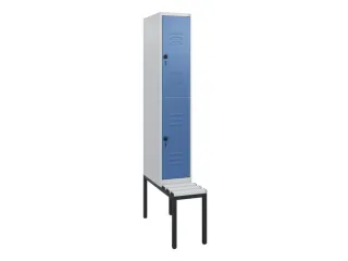 Dubbeldekse dekenkist,HxBxD 1950x300x815mm,1x2vak.,vak B 300mm - 1